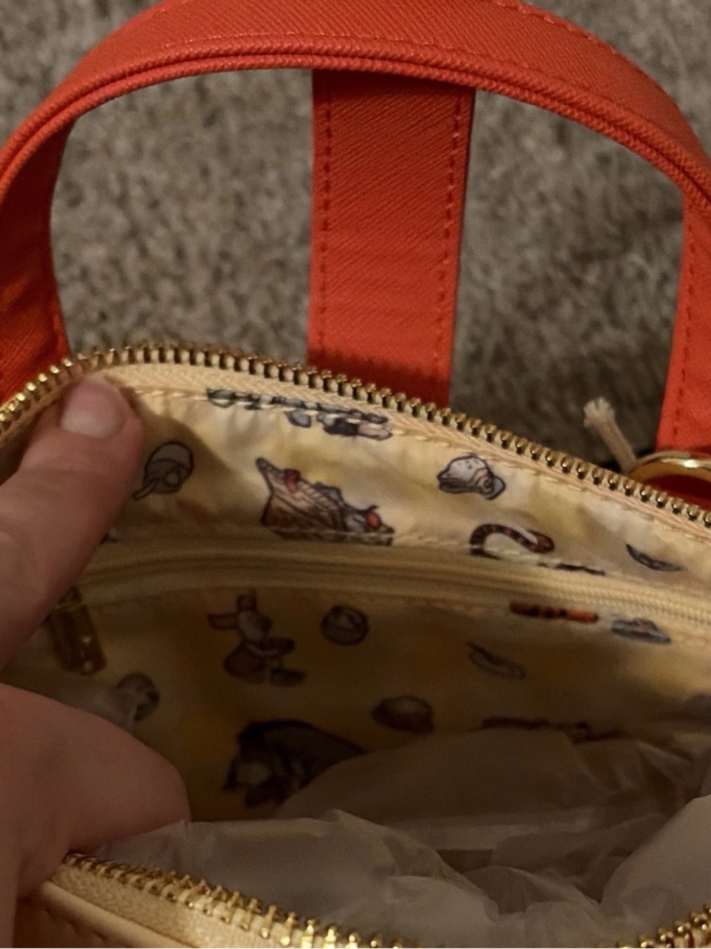 Loungefly Yellow and Red Winnie the Pooh Satchel - Picture 5 of 5